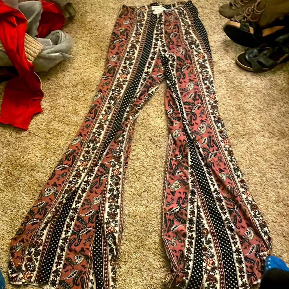 PacSun size small tribal flare pants